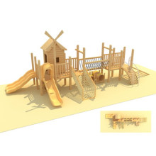 Professioneller Wooden Playground Outdoor Entwicklung